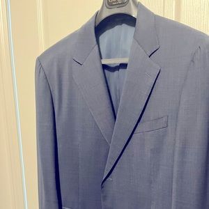 44R mid-blue Canali suit. Pant 38”